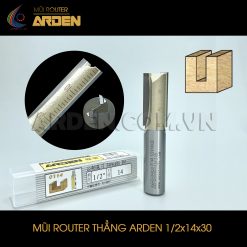 Mũi phay router CNC thẳng ARDEN 1/2x14x30