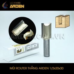 Mũi phay router CNC thẳng ARDEN 1/2x20x30