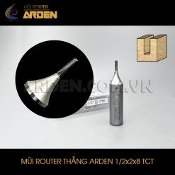 Mũi phay router CNC thẳng TCT ARDEN 1/2x2x8