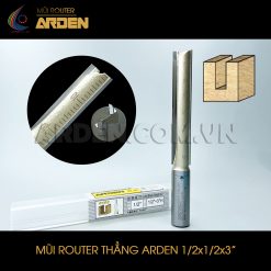Mũi phay router CNC thẳng ARDEN 1/2x1/2x3