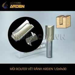 Mũi phay router CNC thẳng ARDEN 1/2x19x30