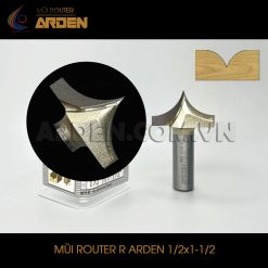 Mũi phay router R nhọn ARDEN 1/2x1-1/2