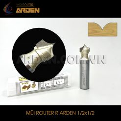 Mũi phay router R nhọn ARDEN 1/2x1/2
