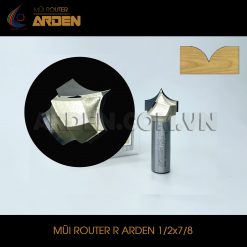 Mũi phay router R nhọn ARDEN 1/2x7/8