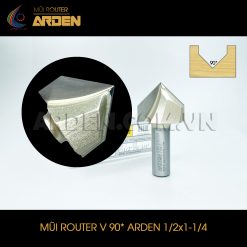 Mũi phay router đánh rãnh V 90 độ ARDEN 1/2x1-1/4